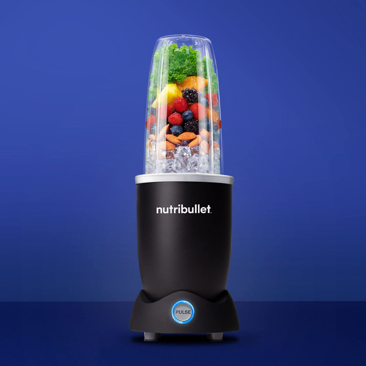 NutriBullet Pro+ 24 oz cup ideal for single servings on the go.