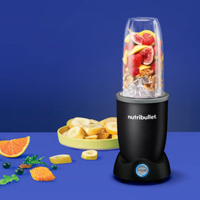 NutriBullet Pro+ lip ring secures cups for comfortable sipping.