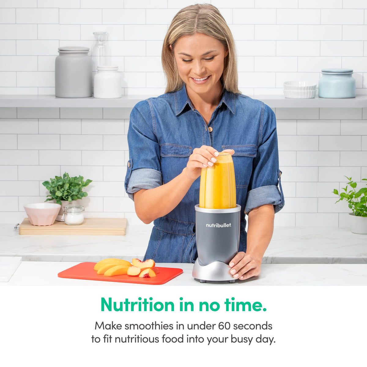 NutriBullet push-twist-blend action simplifying daily smoothies