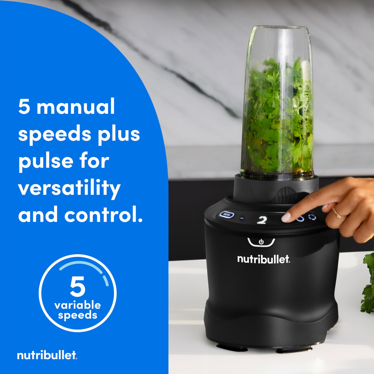 NutriBullet SmartSense 32oz cup for personal servings on the go.
