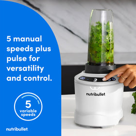 NutriBullet SmartSense deluxe extractor blade delivering smooth emulsified results.
