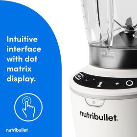 NutriBullet SmartSense tamper for even texture during blends.