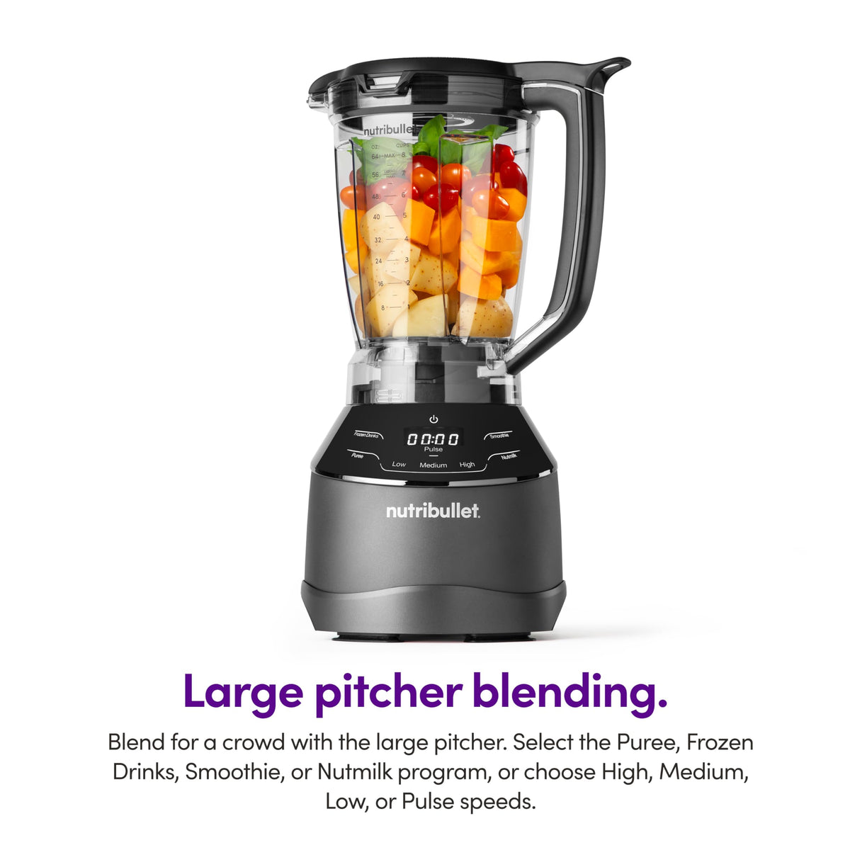NutriBullet 7-cup food processor bowl with slicing and kneading capabilities.