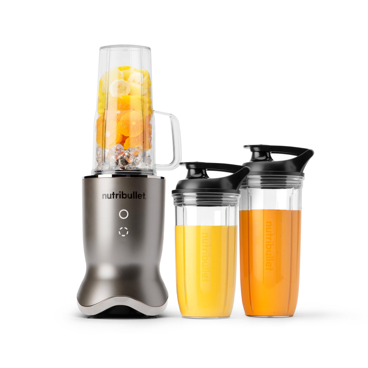 nutribullet Ultra bottle front shows 32 oz capacity for generous servings.