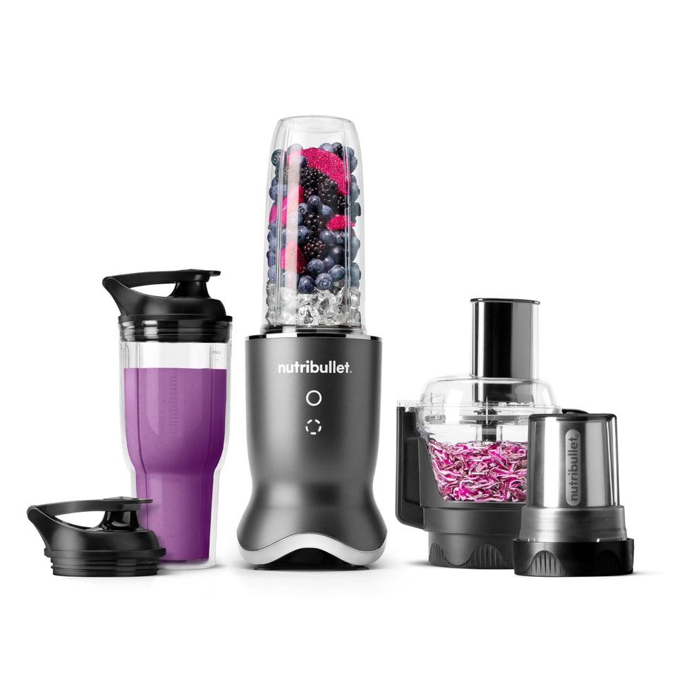 NutriBullet Ultra Plus+ base with glow interface for quick, versatile blending