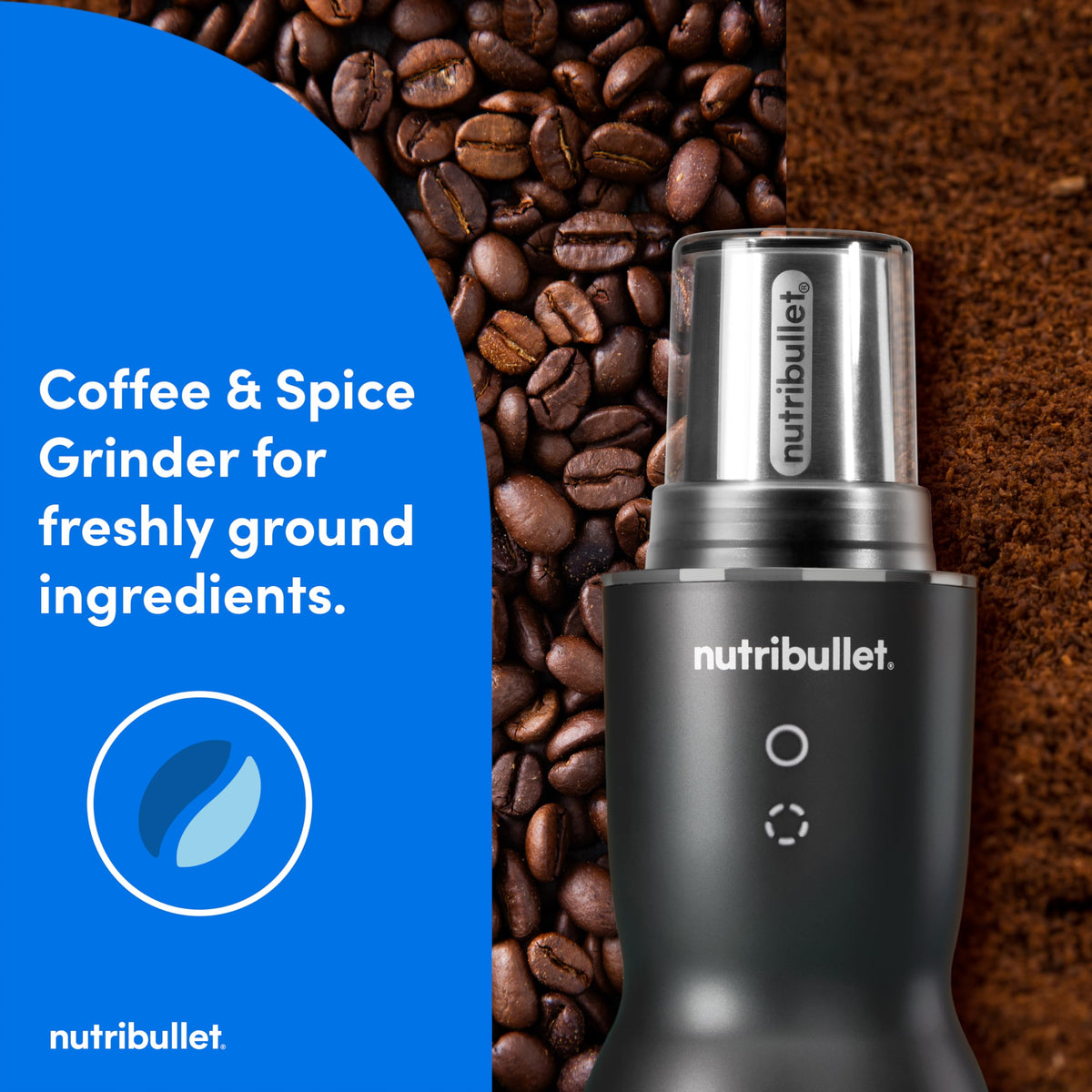 NutriBullet Ultra Plus+ coffee and spice grinder unlocks fresh aromas at home
