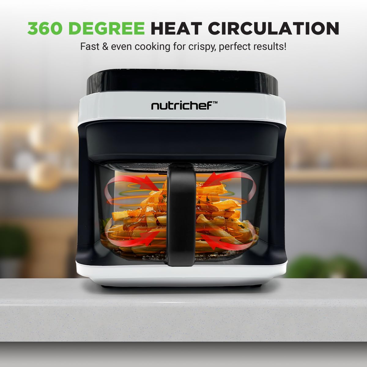 NutriChef 8-in-1 preset modes simplify cooking many foods