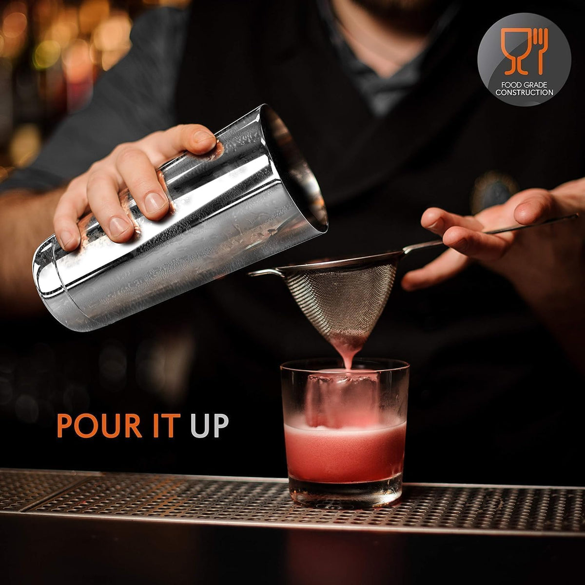 NutriChef bottle opener for quick lid removal during service.