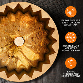 NutriChef cake pan offers easy release for unmolding