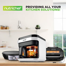 NutriChef compact kitchen-friendly design in white finish