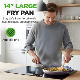 NutriChef cool-touch design — safe, comfortable handling during long cooks