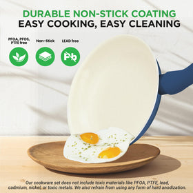 NutriChef cool-touch handles close-up with secure grip