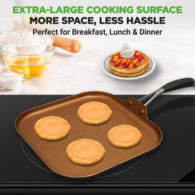Nutrichef induction-compatible pan works with many kitchen setups