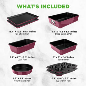 NutriChef deep baking pan versatile for casseroles and sheets