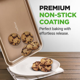 NutriChef dishwasher-safe bakeware for quick cleanup after baking.