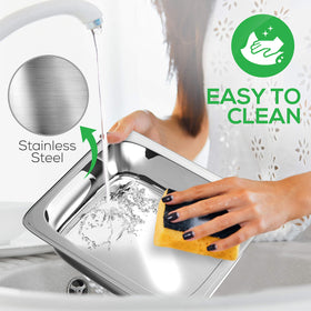 NutriChef durable stainless steel surface that's easy to clean after events.