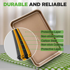 NutriChef easy-clean finish helps save time after baking.