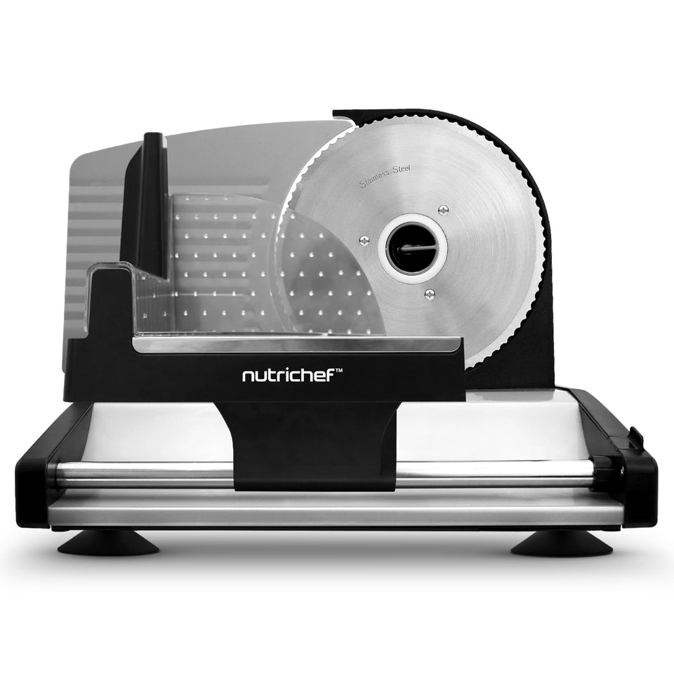 NutriChef electric meat slicer blade for precise, even slices