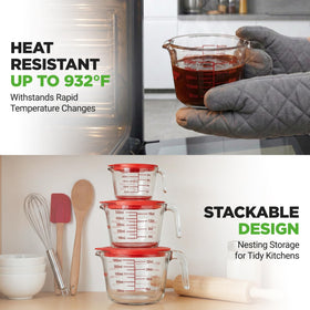 NutriChef ergonomic handle for comfortable grip and precise pouring.
