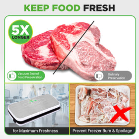NutriChef freezer-storage bags preserve freshness for weeks.