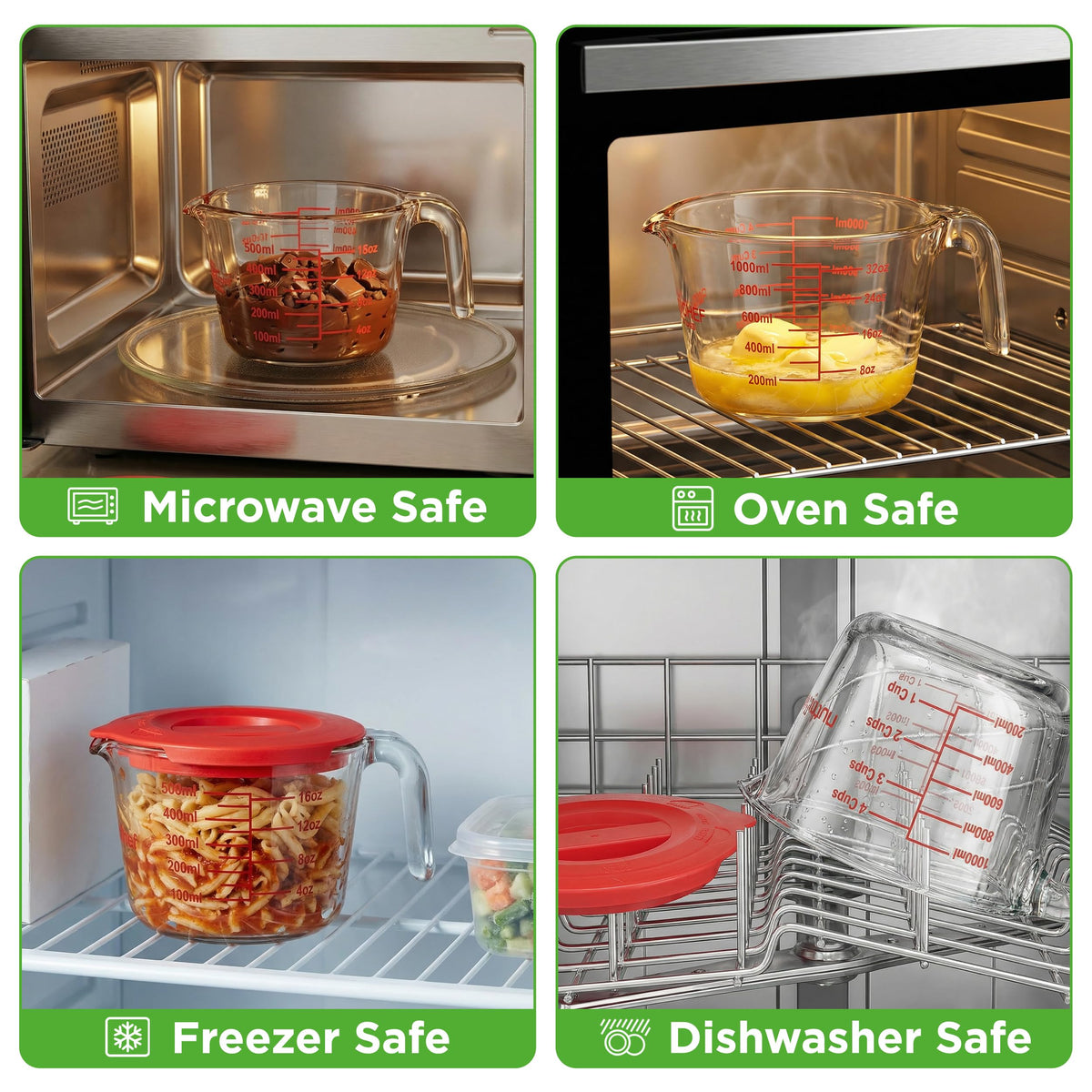 NutriChef drip-free spout for mess-free pouring.
