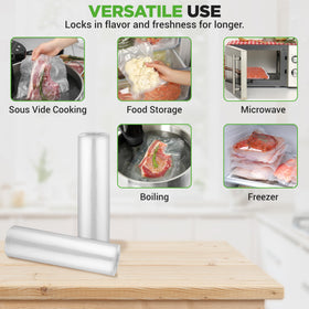 NutriChef heavy-duty seal bags provide reliable, puncture-resistant storage.