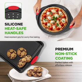 NutriChef loaf pan for uniform slices and reliable bake results.