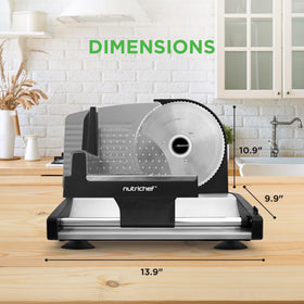 NutriChef compact dimensions fit small kitchens and easy setup