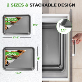 NutriChef nonstick coating closeup highlights smooth release and cleanup