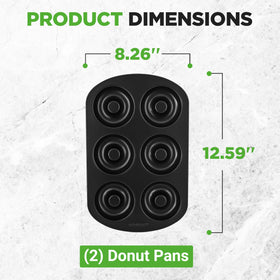 NutriChef two-pack donuts kit offers convenient batch baking for families