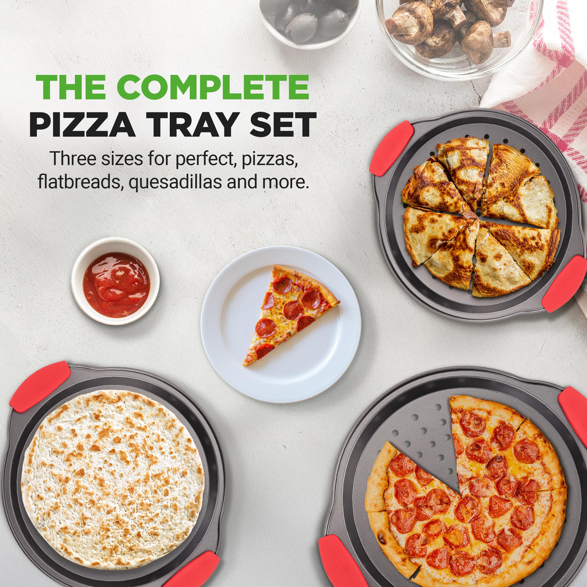 NutriChef oven-safe up to 446°F for versatile baking
