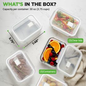 NutriChef removable gasket lid helps contain odors and odors.