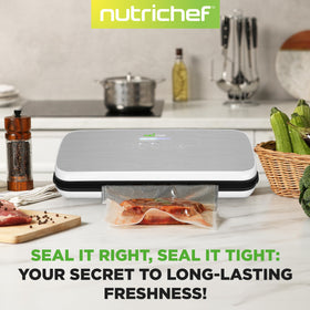 NutriChef silver finish adds modern style to your kitchen.