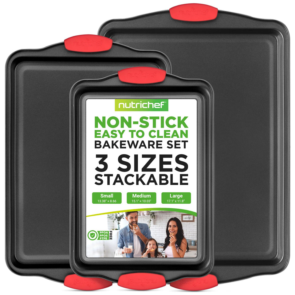 NutriChef small nonstick cookie pan for even baking