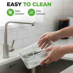 NutriChef stackable meal prep design saves kitchen space.