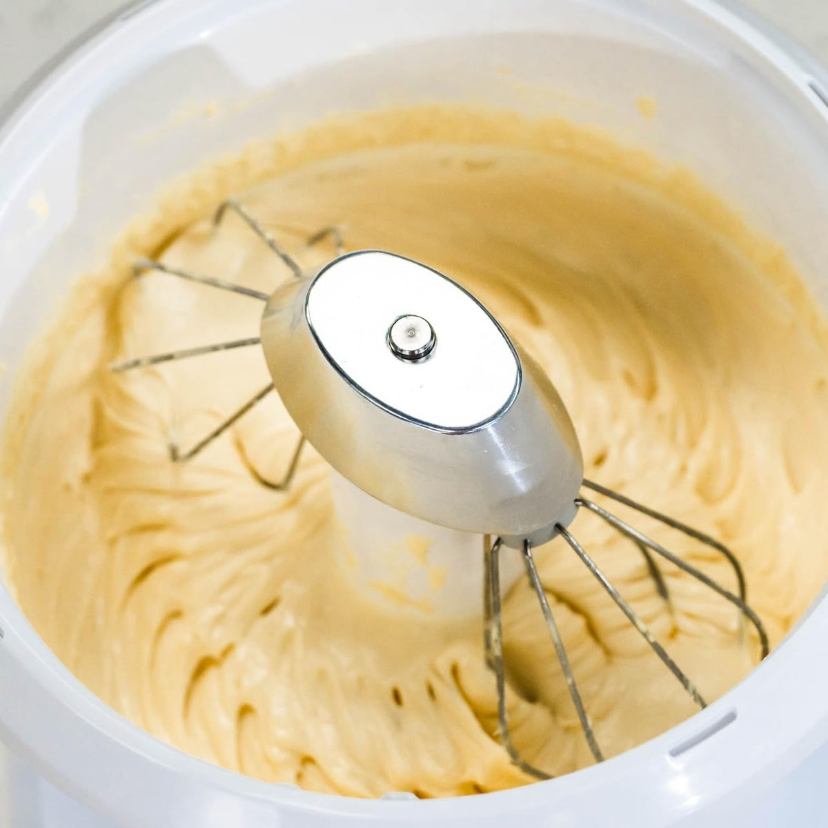 Nutrimill Artiste suction feet anchoring the mixer for stability