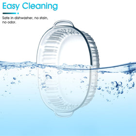 NUTRIUPS borosilicate glass resists temperature changes and odors.
