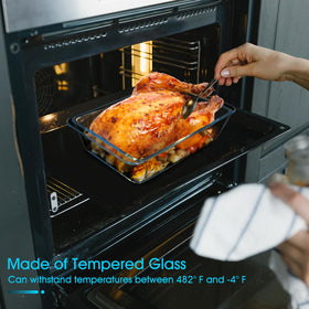 NUTRIUPS dishwasher-safe bake dish for easy cleanup after meals.