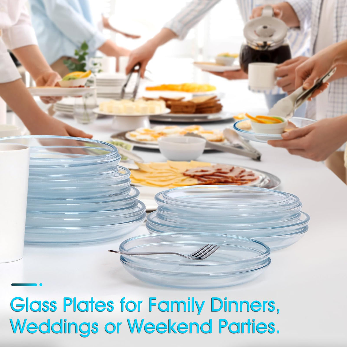 Nutriups gift-ready glass plate fits weddings or housewarmings with modern style.