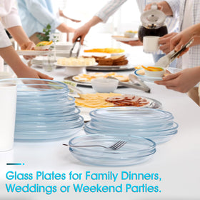 Nutriups gift-ready glass plate fits weddings or housewarmings with modern style.