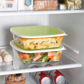 NUTRIUPS deep 2.75-qt dish reduces spills and preserves leftovers