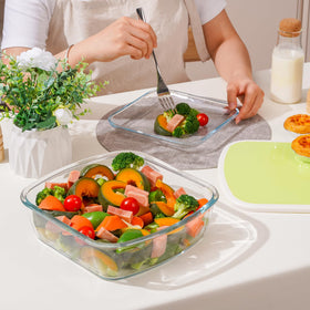 NUTRIUPS glass dish suitable for oven, microwave, and freezer
