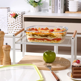NUTRIUPS oven and microwave-safe bakeware for versatile cooking.