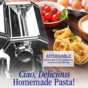 Nuvantee pasta maker packaging and user manual included.