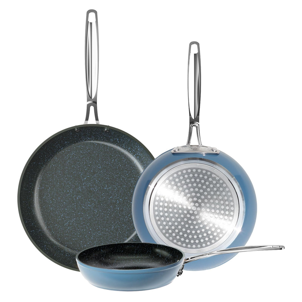 Nuwave 8-inch pan from the 3-piece set with easy release for quick sautéing
