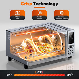 Nuwave Bravo Pro high-speed fan delivers faster crisping and golden results