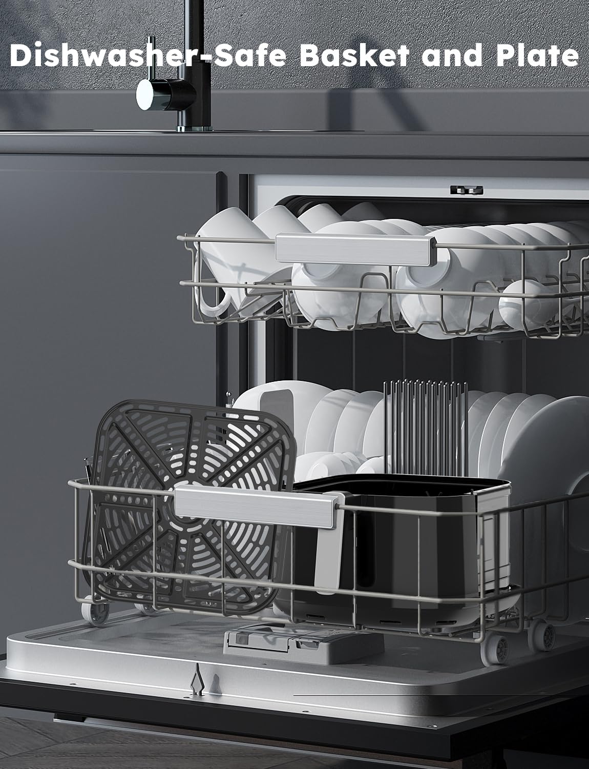 Nuwave Brio Plus 8 Qt Air Fryer safety feature pauses cooking when drawer opens