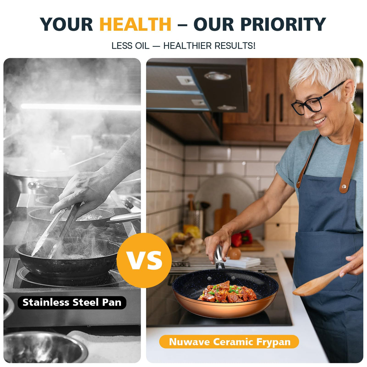 Nuwave compatible with all cooktops for versatile kitchen use