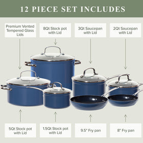 Nuwave Induction-ready bottom ensures fast, even heat across the pan.