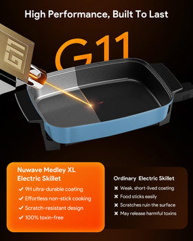 NUWAVE Medley XL 7-quart capacity for family-size meals
